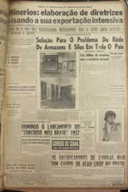 Página do jornal Correio do Ceará de março de 1957