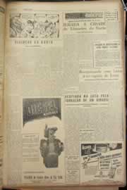 Página do jornal Correio do Ceará de março de 1957