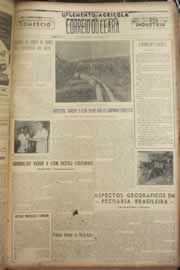 Página do jornal Correio do Ceará de março de 1957