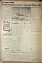 Página do jornal Correio do Ceará de março de 1957