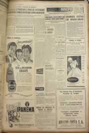 Página do jornal Correio do Ceará de março de 1957