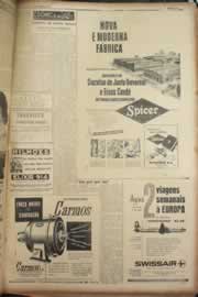 Página do jornal Correio do Ceará de março de 1957