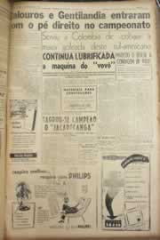Página do jornal Correio do Ceará de março de 1957