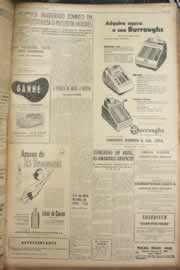 Página do jornal Correio do Ceará de março de 1957