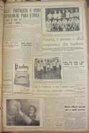 Página do jornal Correio do Ceará de março de 1957