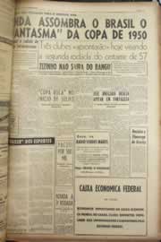 Página do jornal Correio do Ceará de março de 1957