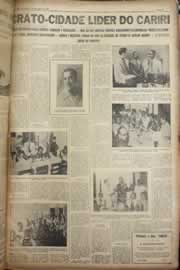 Página do jornal Correio do Ceará de março de 1957