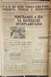 Página do jornal Correio do Ceará de janeiro de 1958