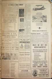 Página do jornal Correio do Ceará de janeiro de 1958