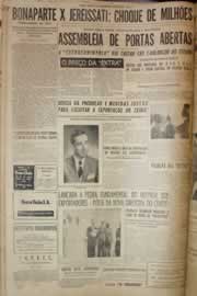 Página do jornal Correio do Ceará de janeiro de 1958
