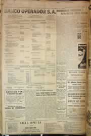 Página do jornal Correio do Ceará de janeiro de 1958
