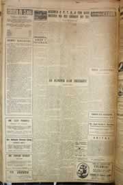 Página do jornal Correio do Ceará de janeiro de 1958