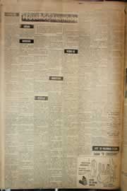 Página do jornal Correio do Ceará de janeiro de 1958