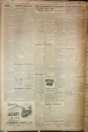 Página do jornal Correio do Ceará de janeiro de 1958
