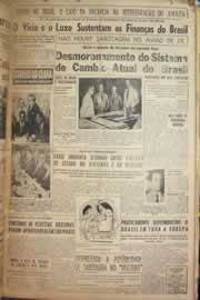 Página do jornal Correio do Ceará de janeiro de 1958