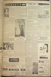 Página do jornal Correio do Ceará de janeiro de 1958