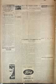 Página do jornal Correio do Ceará de fevereiro de 1958