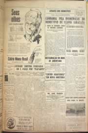 Página do jornal Correio do Ceará de fevereiro de 1958