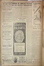 Página do jornal Correio do Ceará de março de 1958