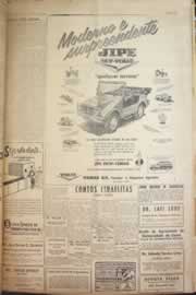 Página do jornal Correio do Ceará de março de 1958
