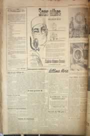 Página do jornal Correio do Ceará de março de 1958