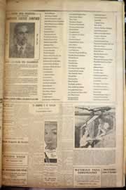 Página do jornal Correio do Ceará de março de 1958