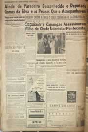 Página do jornal Correio do Ceará de março de 1958