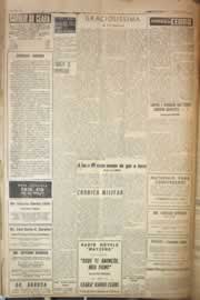 Página do jornal Correio do Ceará de março de 1958