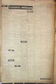 Página do jornal Correio do Ceará de março de 1958