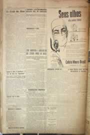 Página do jornal Correio do Ceará de março de 1958