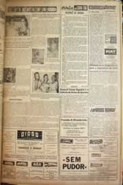 Página do jornal Correio do Ceará de março de 1958