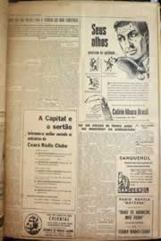 Página do jornal Correio do Ceará de março de 1958