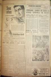 Página do jornal Correio do Ceará de março de 1958