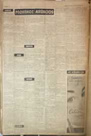 Página do jornal Correio do Ceará de março de 1958