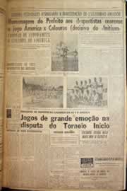 Página do jornal Correio do Ceará de março de 1958
