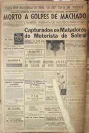 Página do jornal Correio do Ceará de março de 1958