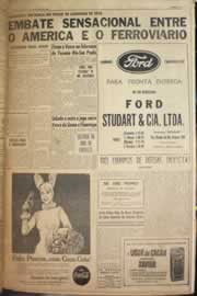 Página do jornal Correio do Ceará de março de 1958