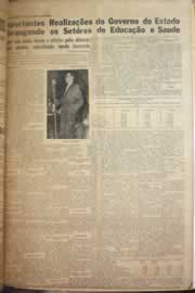 Página do jornal Correio do Ceará de março de 1958