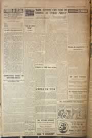 Página do jornal Correio do Ceará de março de 1958