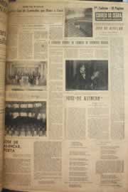 Página do jornal Correio do Ceará de março de 1958