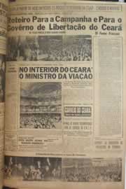 Página do jornal Correio do Ceará de março de 1958