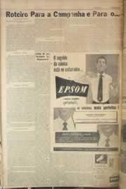 Página do jornal Correio do Ceará de março de 1958