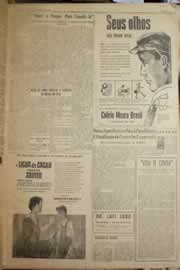 Página do jornal Correio do Ceará de abril de 1958