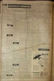 Página do jornal Correio do Ceará de abril de 1958