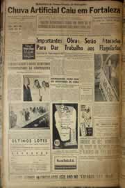 Página do jornal Correio do Ceará de abril de 1958
