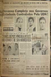 Página do jornal Correio do Ceará de abril de 1958