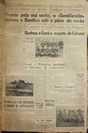 Página do jornal Correio do Ceará de abril de 1958