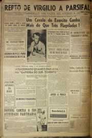 Página do jornal Correio do Ceará de abril de 1958