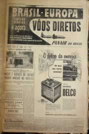 Página do jornal Correio do Ceará de abril de 1958