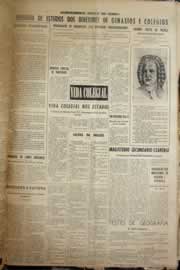 Página do jornal Correio do Ceará de abril de 1958